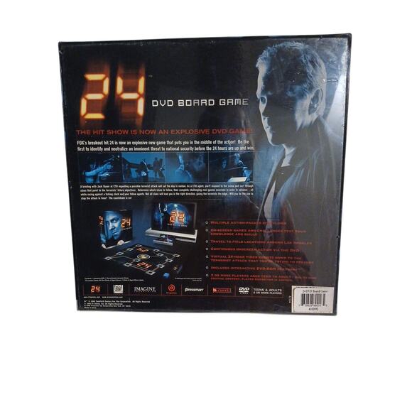 New Sealed 24 DVD Board Game Kieffer Sutherland Teens Adults Action Virtual Fun - Picture 3 of 12